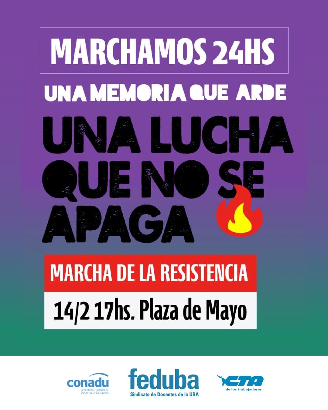 marcha de la resistencia